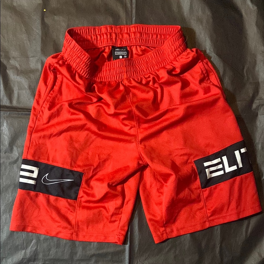 Nike Elite Red Sports Shorts